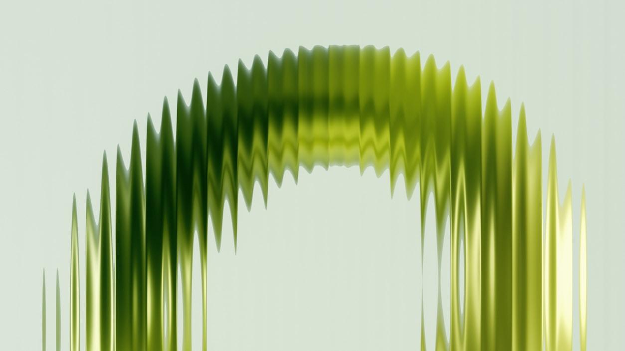 Abstract molecular waveform pattern